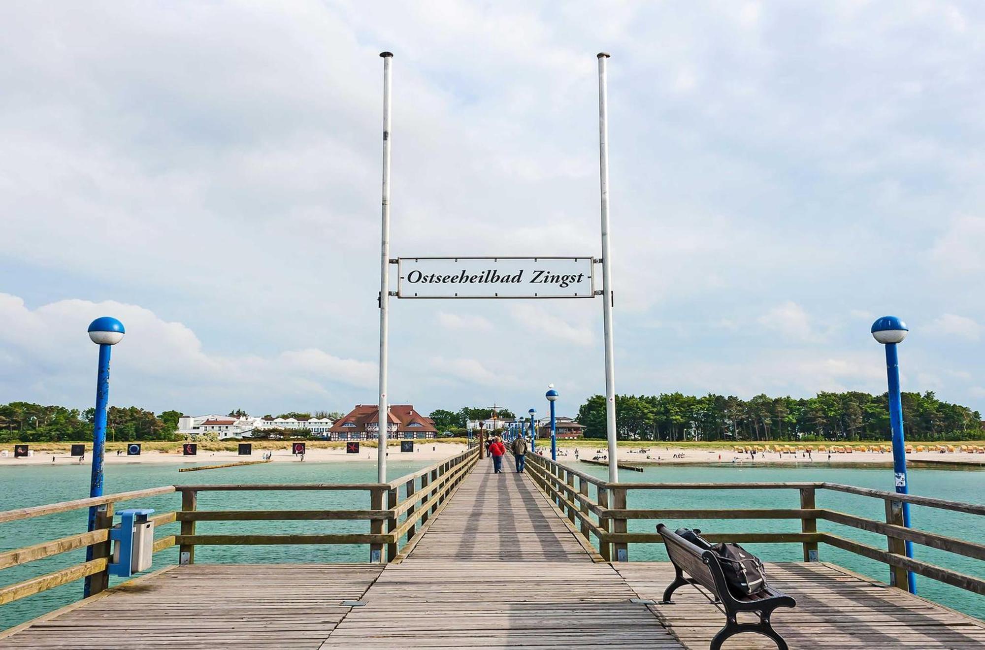 Strandhafer An Der Seebruecke Zingst Exteriér fotografie